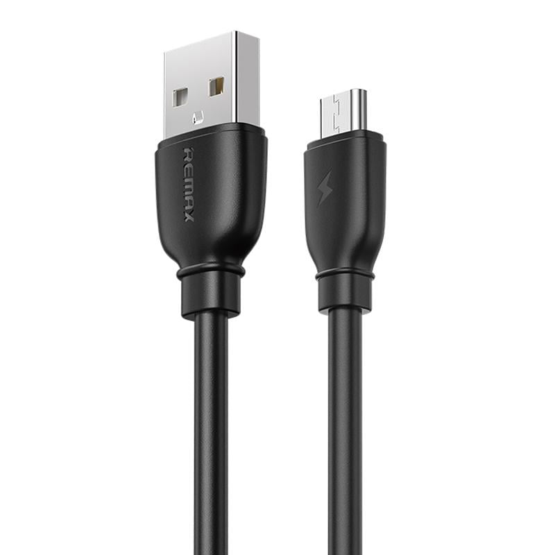 Кабель Remax Suji Pro USB 2,0 to microUSB 2,4A 1 м Черный (RC-138m-b)