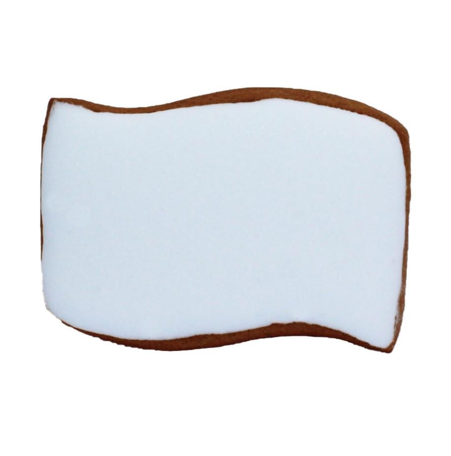 Пряник с индивидуальной печатью Прямоугольник фигурный 7х10,5 см 71 г