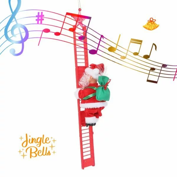 Новогодняя игрушка Санта на лестнице (Y01381-1) - фото 7 Новогодняя игрушка Санта на лестнице (Y01381-1) - фото 7