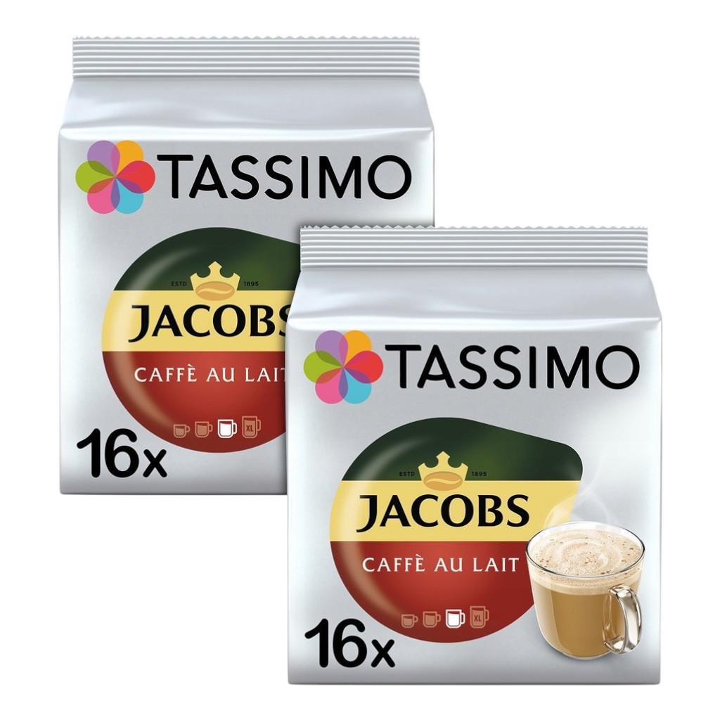 Набор кофе в капсулах Tassimo Jacobs Café au Lait 32 Кофе в капсулах
