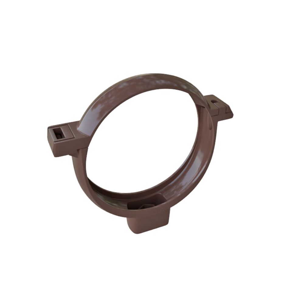 Хомут для водосточной трубы ПВХ Alta Profil 125 система ⌀ 95 Коричневый (18169872)