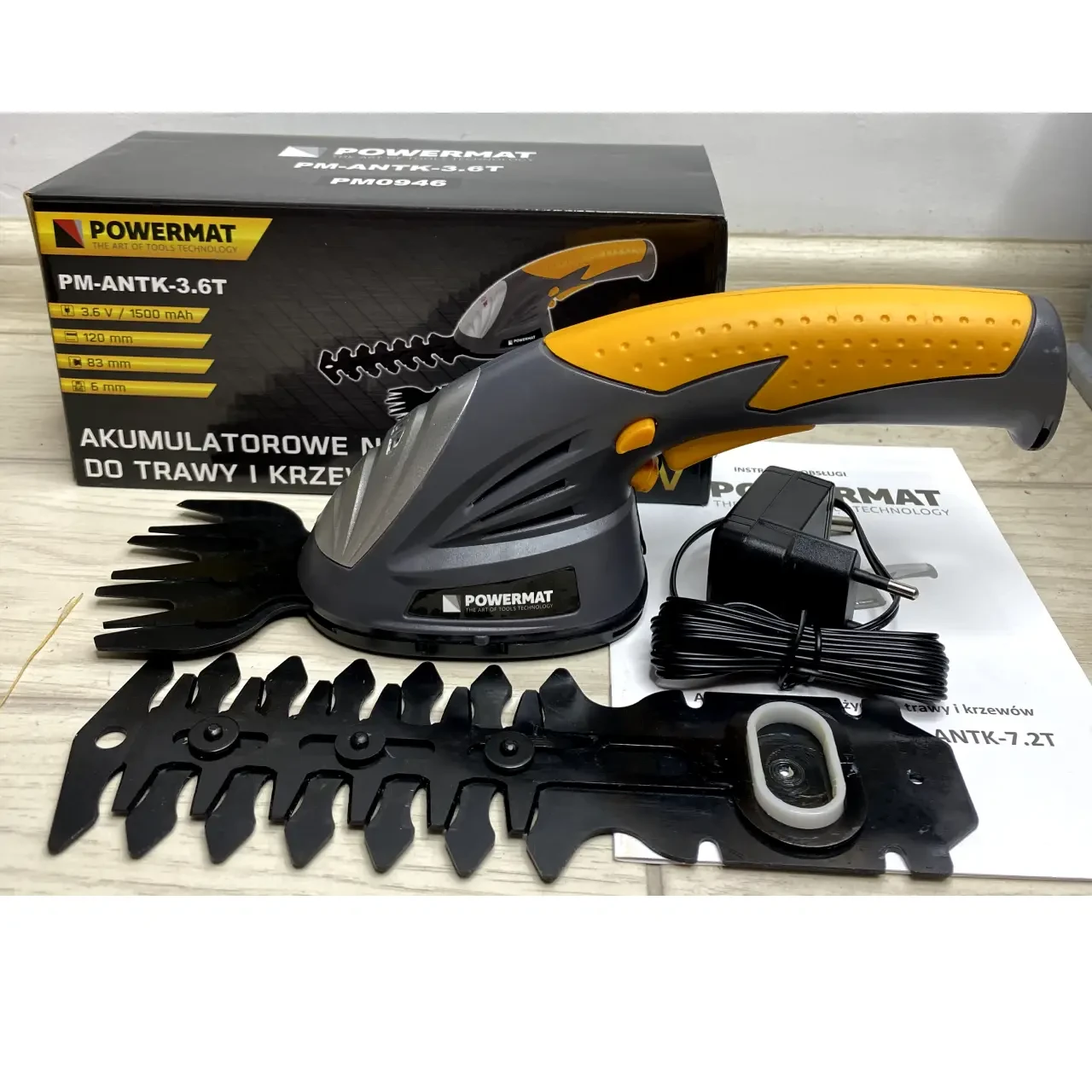 Ножницы аккумуляторные для стрижки кустов Powermat PM 3.6T - фото 9 Ножницы аккумуляторные для стрижки кустов Powermat PM 3.6T - фото 9