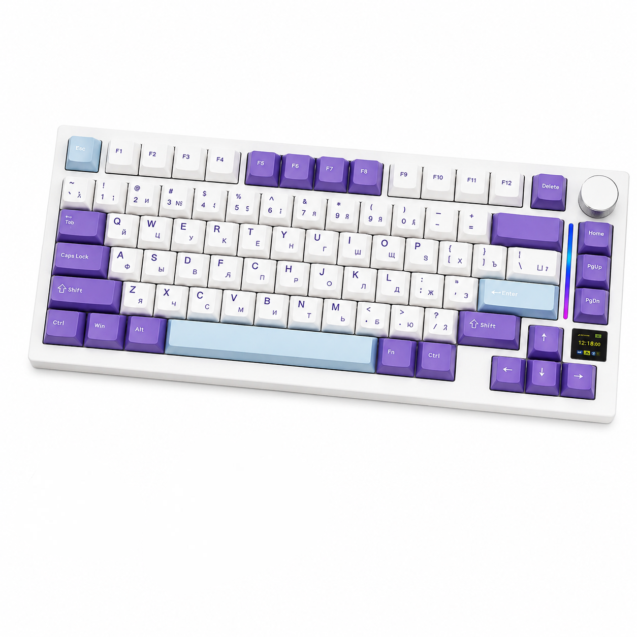Клавіатура ігрова механічна Attack Shark X820 Ultra з RGB підсвічуванням бездротова для ПК і ноутбука Клавіатура ігрова механічна Attack Shark X820 Ultra з RGB підсвічуванням бездротова для ПК і ноутбука