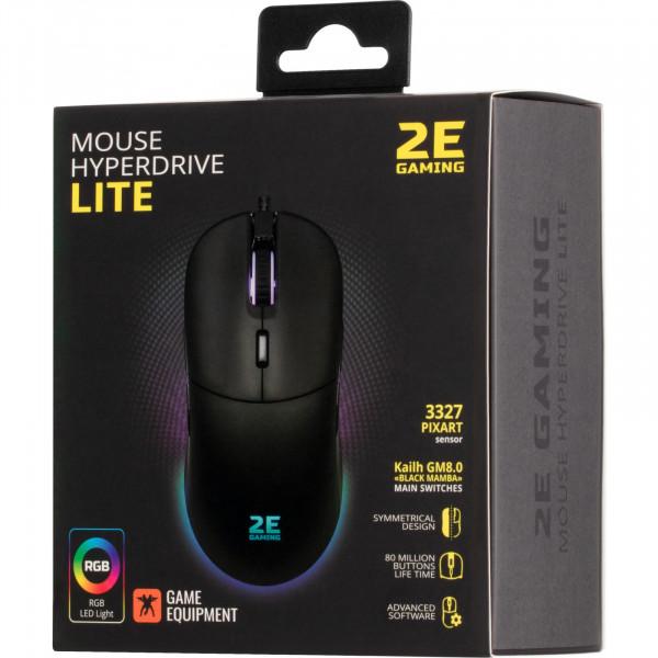 Миша 2e Gaming HyperDrive Lite RGB Black (2E-MGHDL-BK) - фото 2