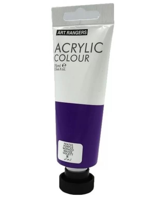 Краска акриловая ART RANGER 75 мл Purple - фото 1