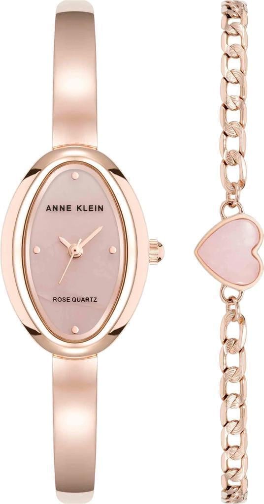 Наручные часы женские Anne Klein AK/5108RQST с розовым циферблатом