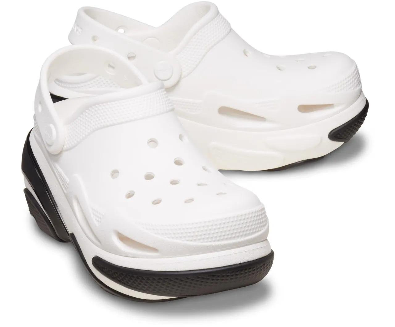 Кроксы женские Crocs Bubble Crush Clog M6W8 р. 38 39-24 см White (210061) - фото 3