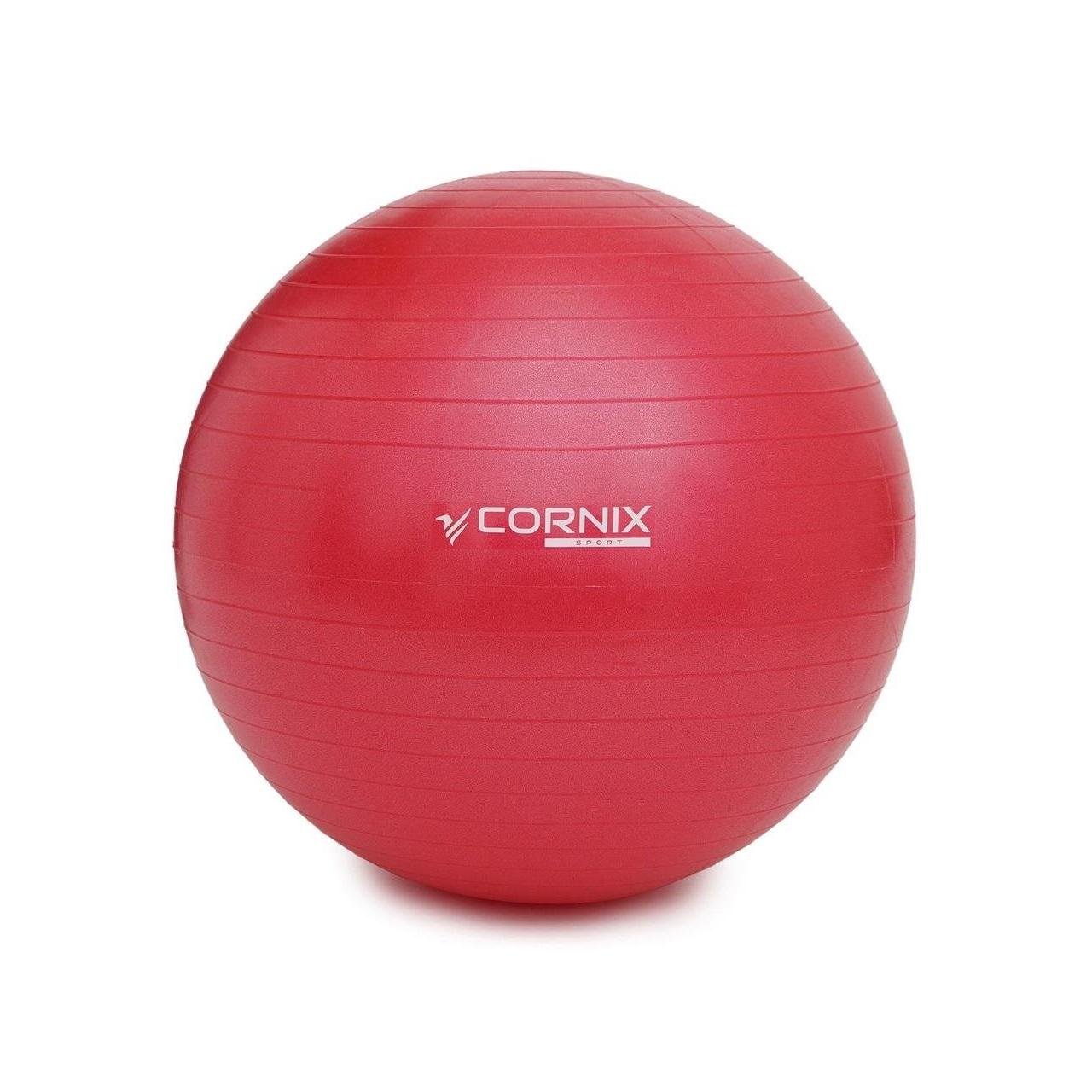 М'яч для фітнесу Cornix Anti-Burst 65 см XR-0019 Red (2514759667) - фото 1 М'яч для фітнесу Cornix Anti-Burst 65 см XR-0019 Red (2514759667) - фото 1