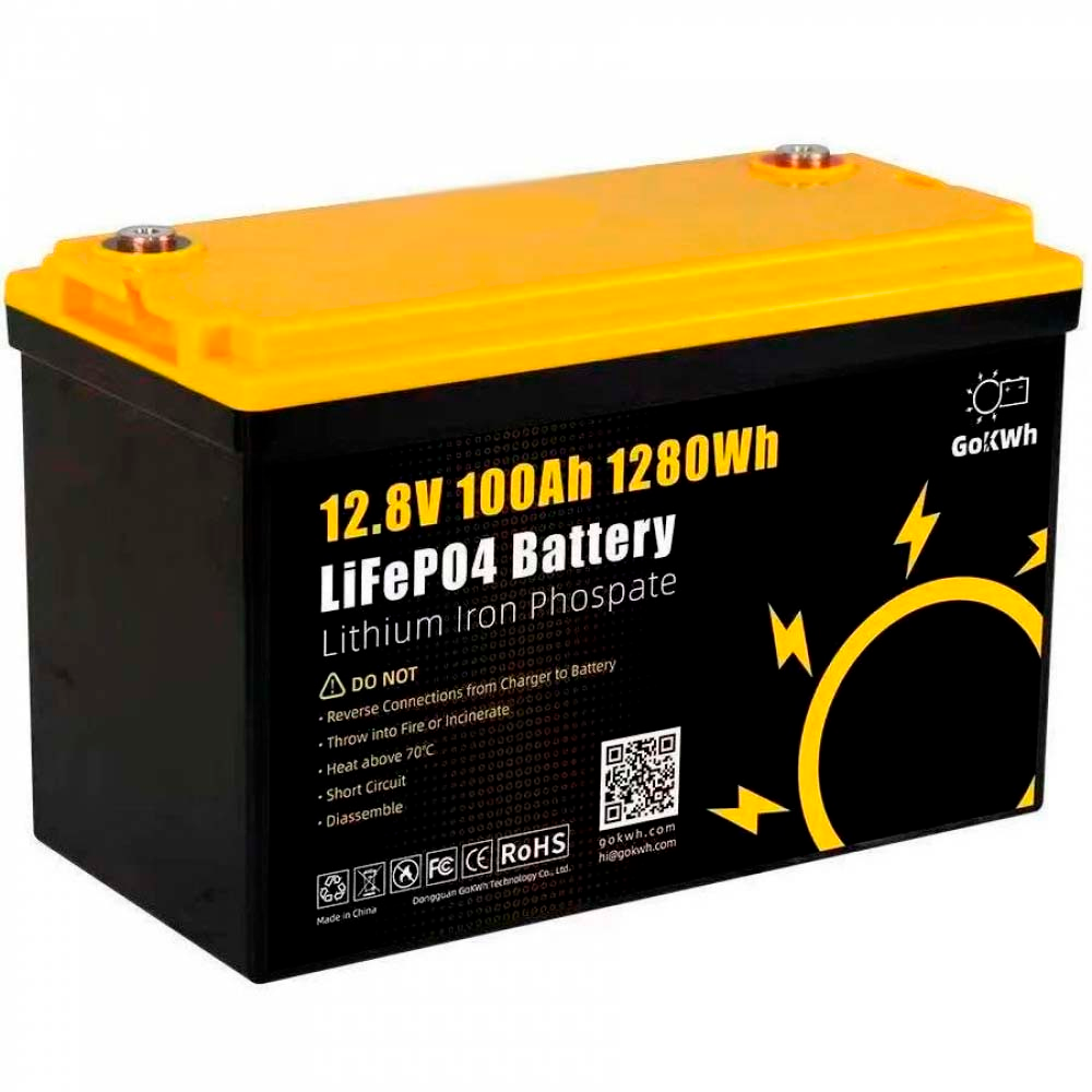 Аккумулятор GoKwt 1280Wh LiFePO4 12V 100 Aч (2381482960)
