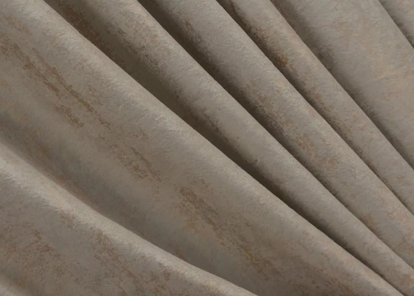 Тканина для штор Афіна оксамит Какао/Теракотовий (1539ш)