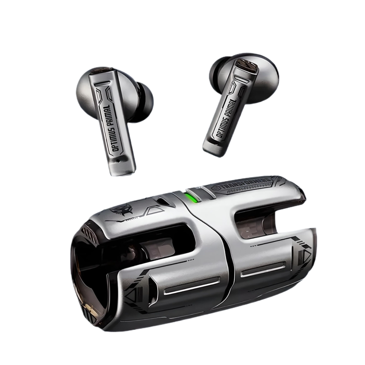 Наушники вакуумные Hasbro Transformers TF-T01 Pro Optimus Primal с игровым режимом Gray (2299047796)