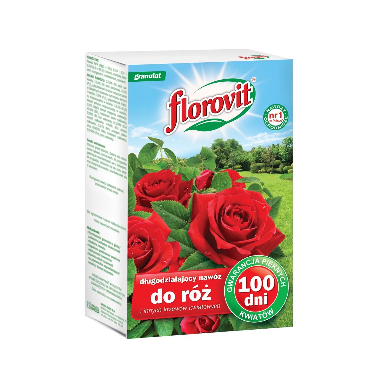 Удобрение для роз и других цветущих Florovit 100 дней 1 кг