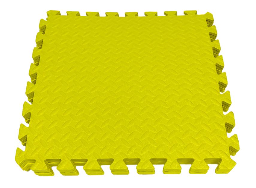 Пол мягкий-пазл EVA 500х500х10 мм Желтый (1994532944) - фото 4