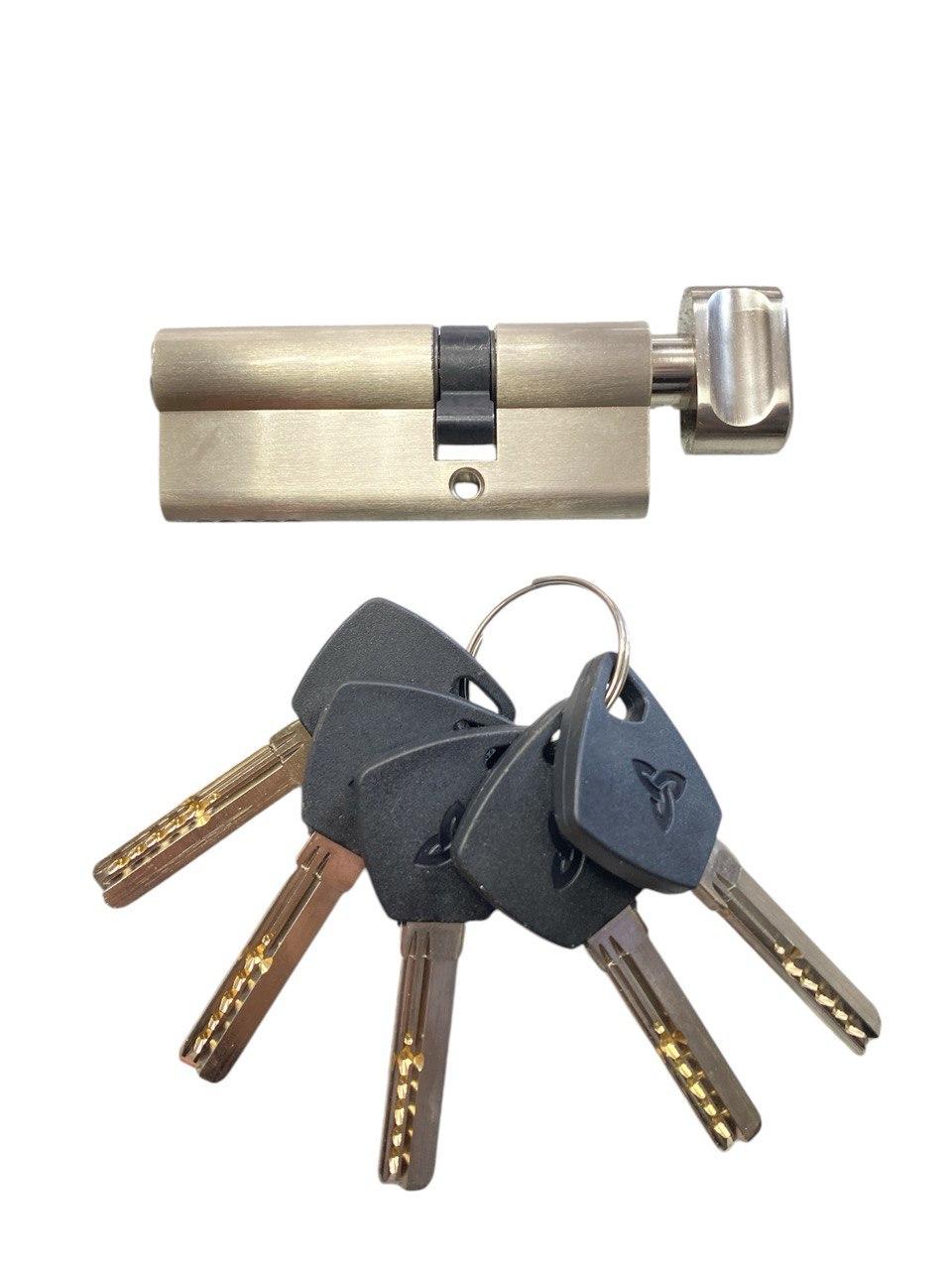Цилиндр для замка латунный Kedr BRASS M 80 ZCN 50х30T brass key (5574) - фото 2 Цилиндр для замка латунный Kedr BRASS M 80 ZCN 50х30T brass key (5574) - фото 2