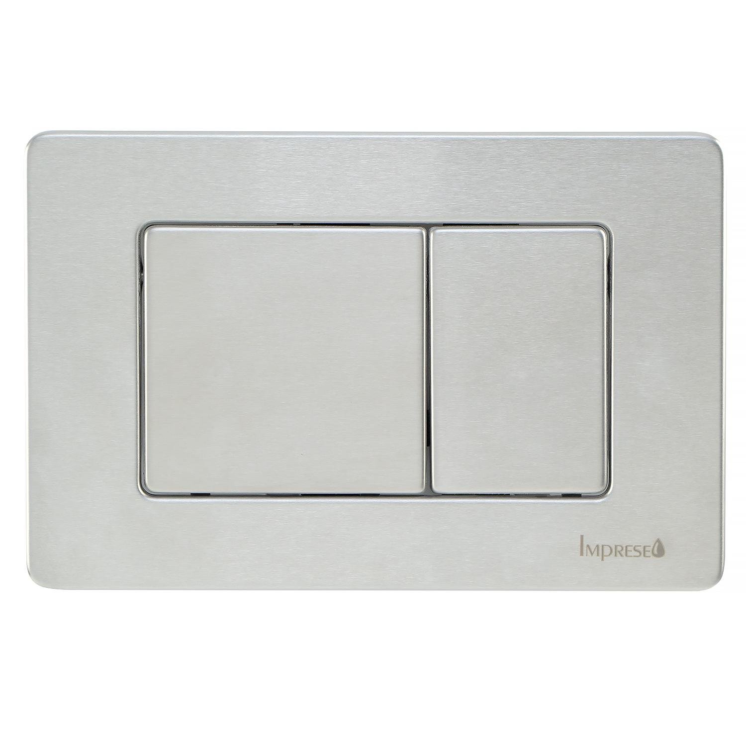 Клавиша смыва IMPRESE i7112SS Сатин (100496)