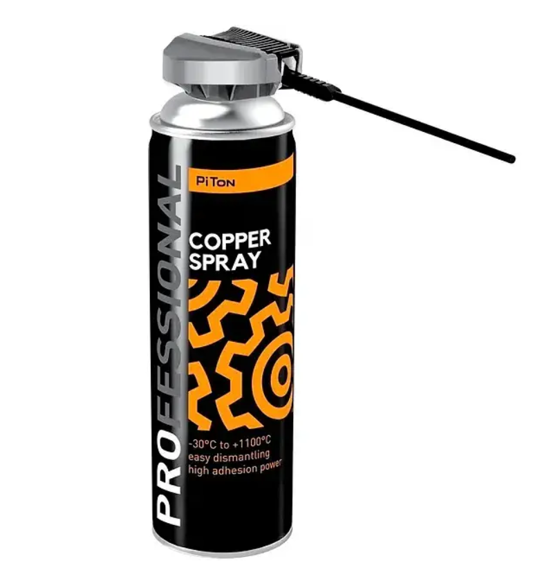 Смазка медная Piton COPPER spray PROFESSIONAL 500 мл (X-2273)