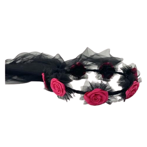 Венок Seta Decor готическая невеста (20-900BLK-ML)