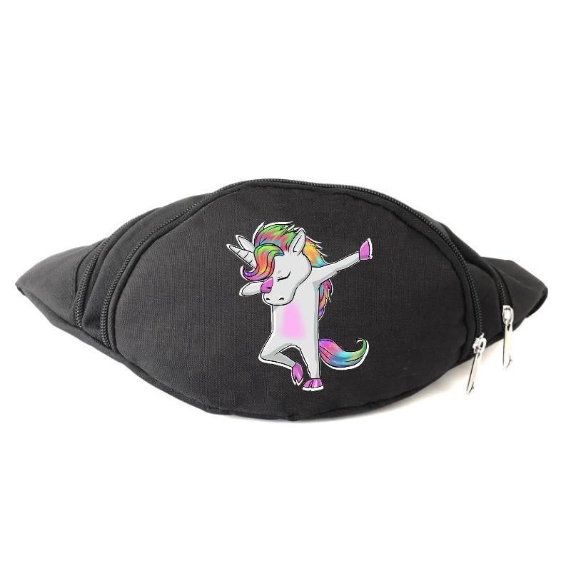 Поясная сумка-бананка Cappuchino toys Unicorn EDN 0035 Черный (1369989409)