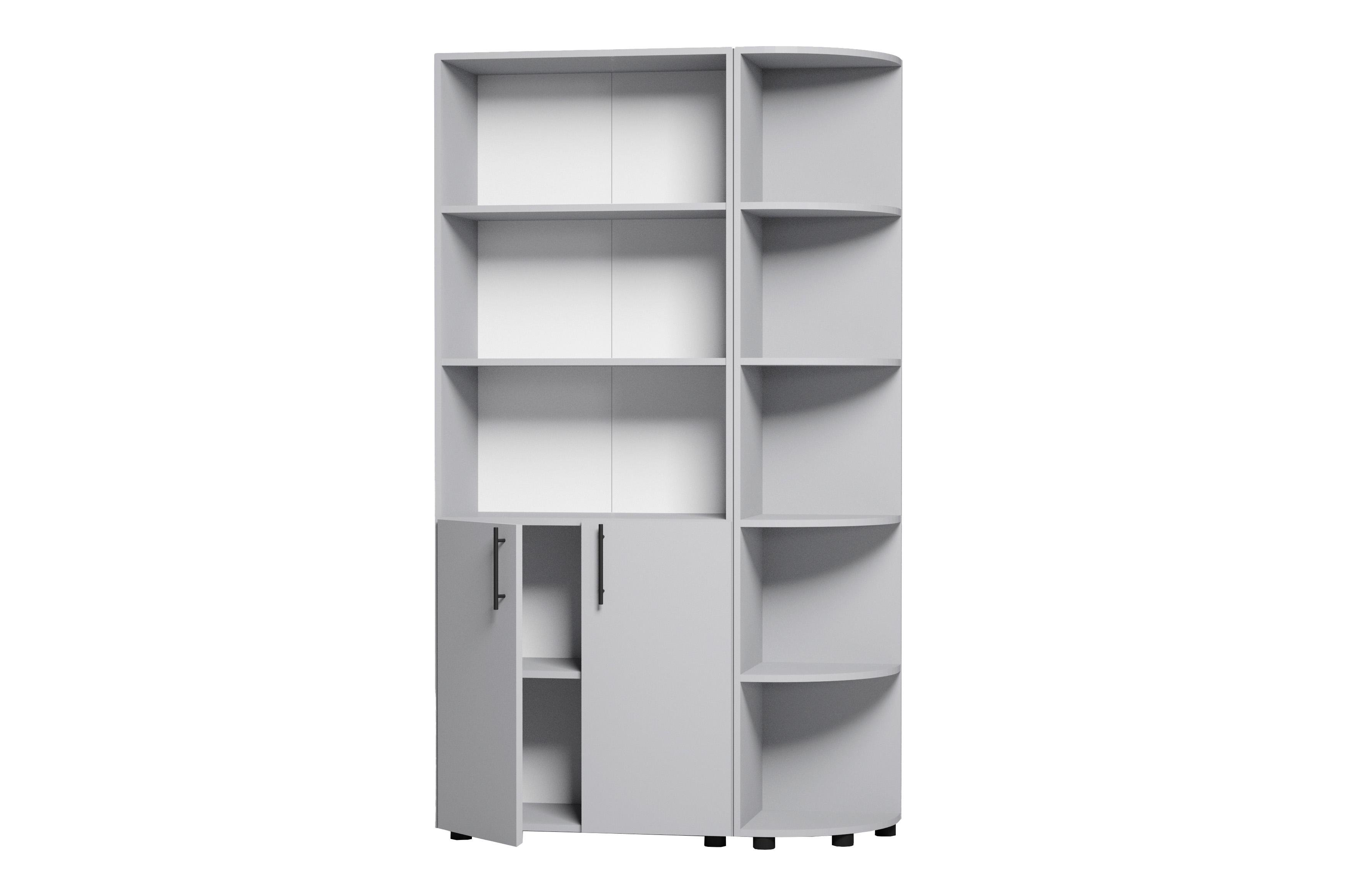 Стеллаж полуоткрытый ОП-613+733 Orange-Line Серый мышка (400919)