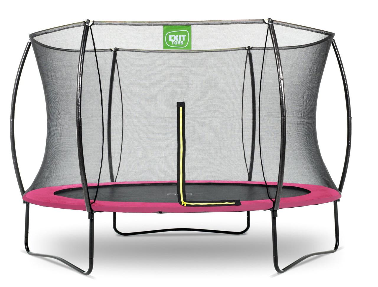 Батут спортивный Exit Silhouette для фитнеса 305 см Розовый