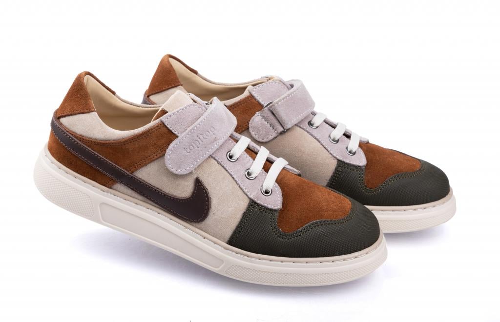 Кроссовки Topitop для мальчиков 3311 р. 36 Серо-коричневый