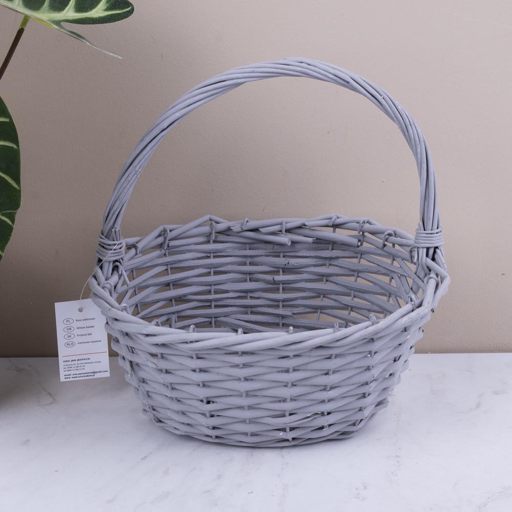 Корзина овальная из лозы (3353-1) Корзина овальная из лозы (3353-1)