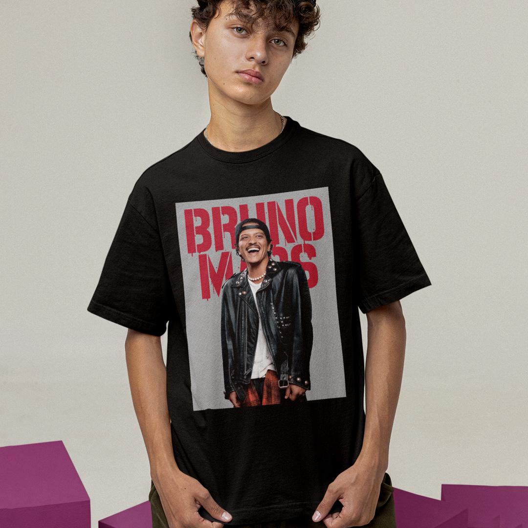 Футболка унисекс Bruno Mars Poster S Черный (00000009091)