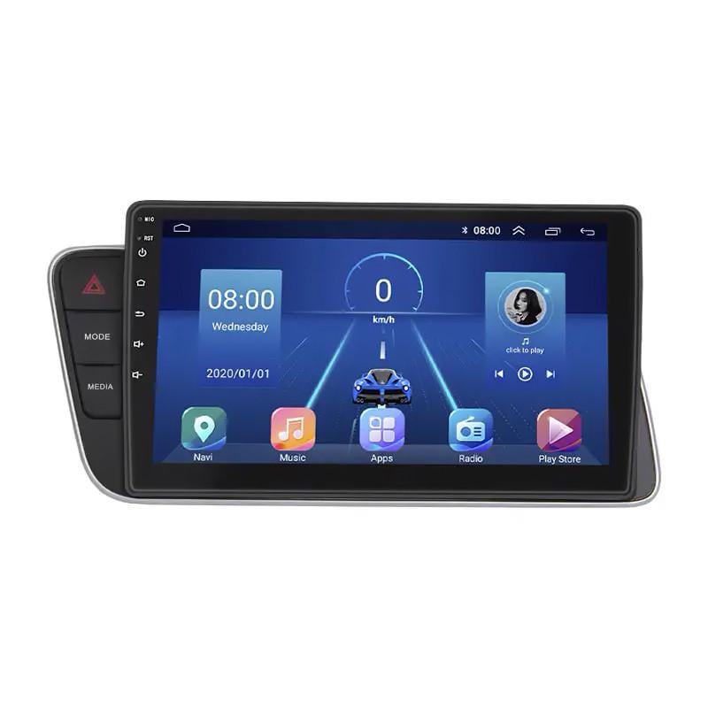 Автомагнитола штатная Lesko для Audi Q5 I 8R ver. Low 2008-2012 4/64Gb 4G Wi-Fi GPS Top 9" (28525402)