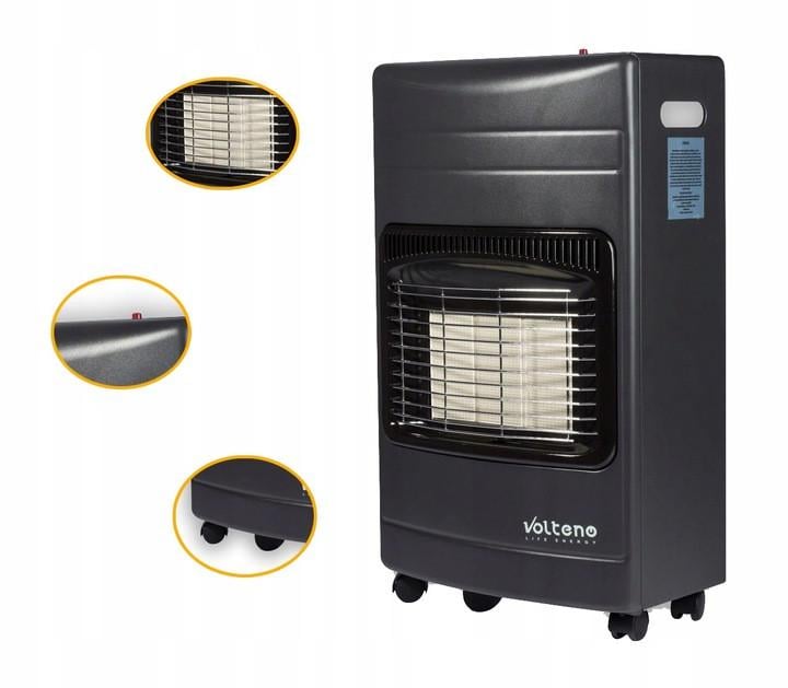 Газовий обігрівач Volteno VO0286 4,2 кВт з редуктором та шлангом - фото 2 Газовий обігрівач Volteno VO0286 4,2 кВт з редуктором та шлангом - фото 2