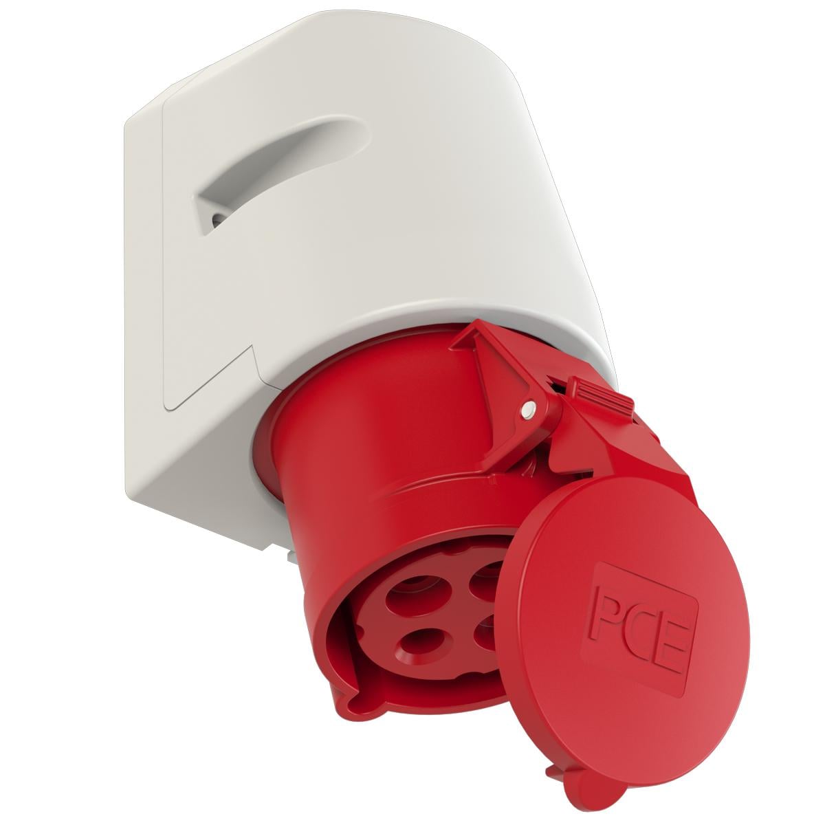 Силова розетка настінна PCE 3P+E IP44 32A 400V (124-6)