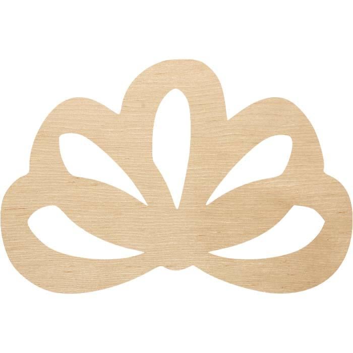 Заготівля з фанери Бант №21 3x2 см (3901100291)