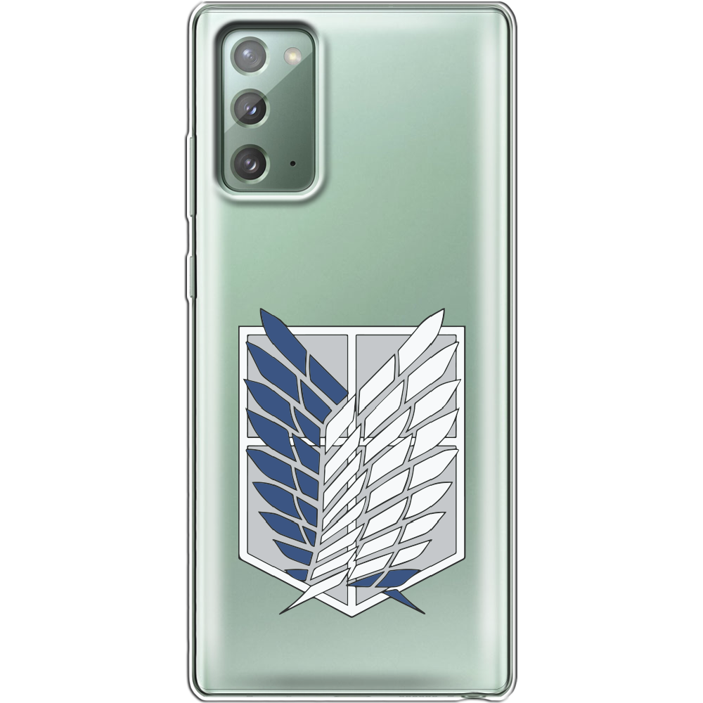 Чохол Boxface Samsung N980 Galaxy Note 20 Атака Титанів Крила Свободи Прозорий силікон (40568-bk88-40568)