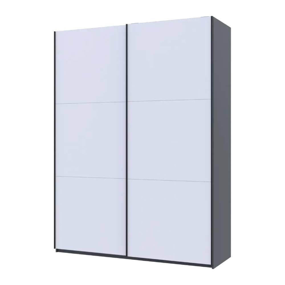 Шафа-купе Doros G-Caiser DRS-011729 2 ДСП/3 частини 180х60х240 см Графіт/Білий (44900262)