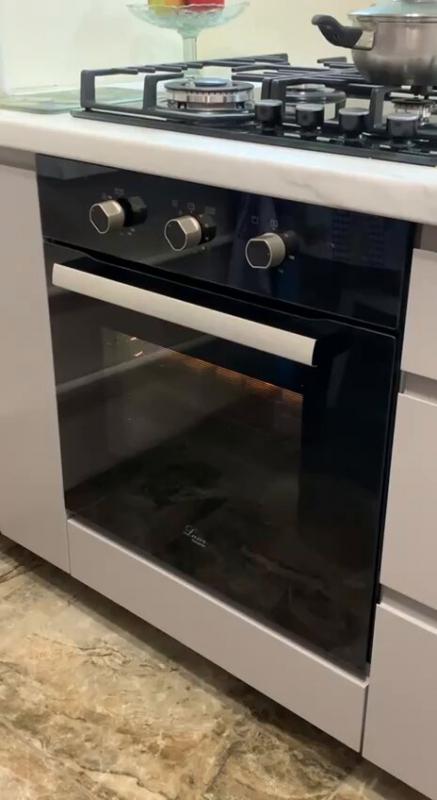 Духова шафа газова Luxor Qualität 60 GBO Grill + конвектор Чорний - фото 14