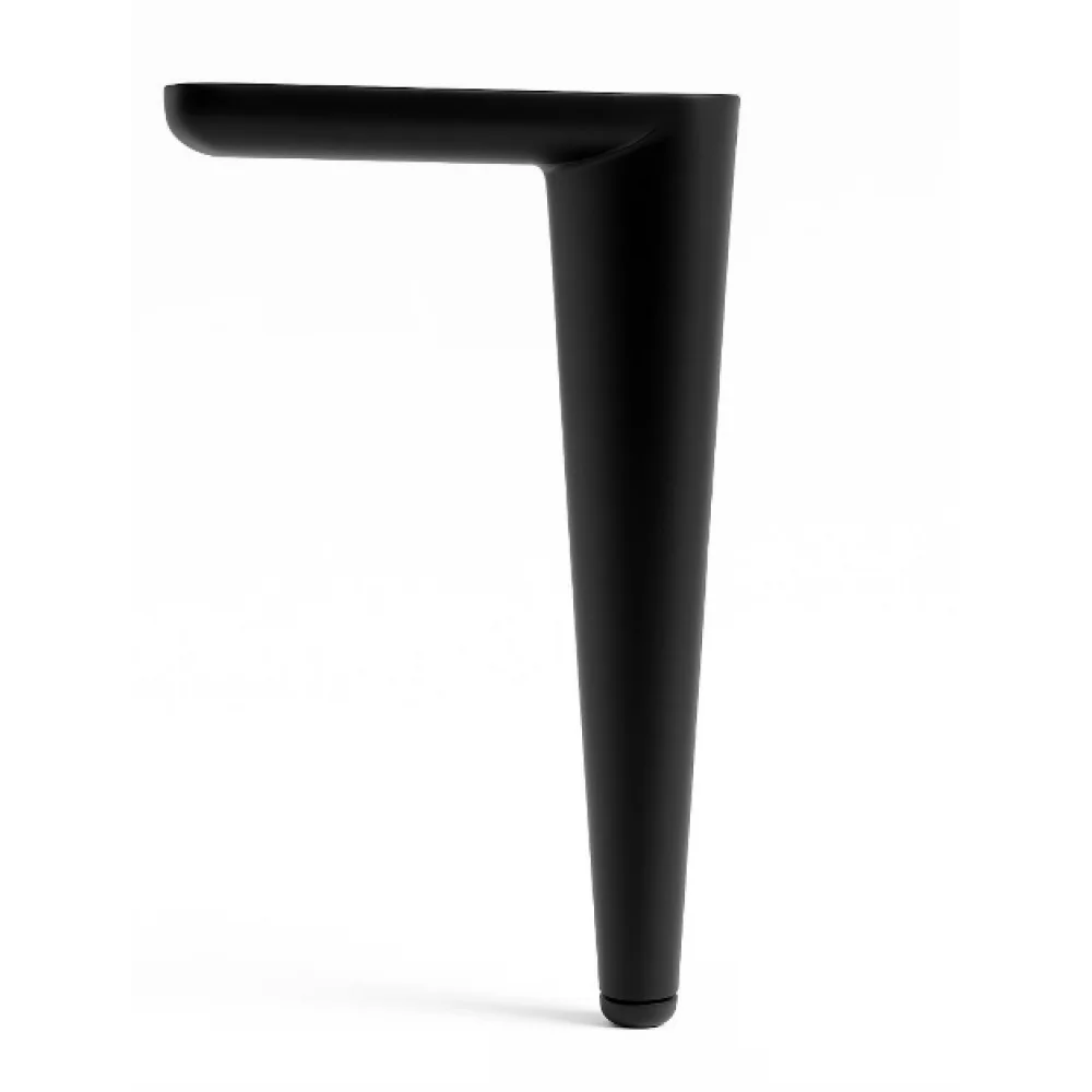 Меблева ніжка-опора Sigma нерегульована SBN 309 150 мм Чорний матовий (MO1265)