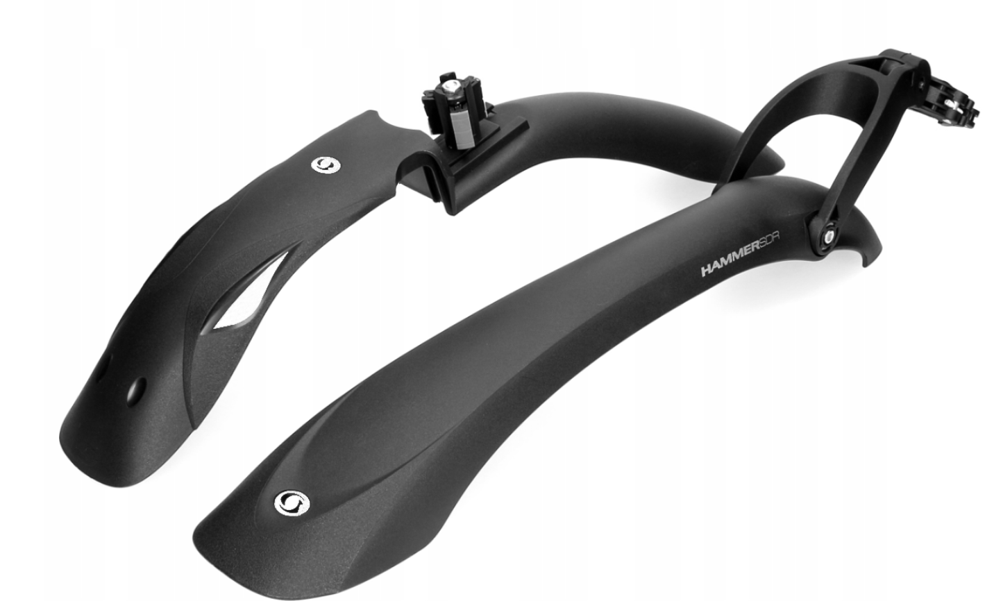 Крила для велосипеда Simpla 24-29" HAMMER 1 переднє/заднє Чорний (HA428063)