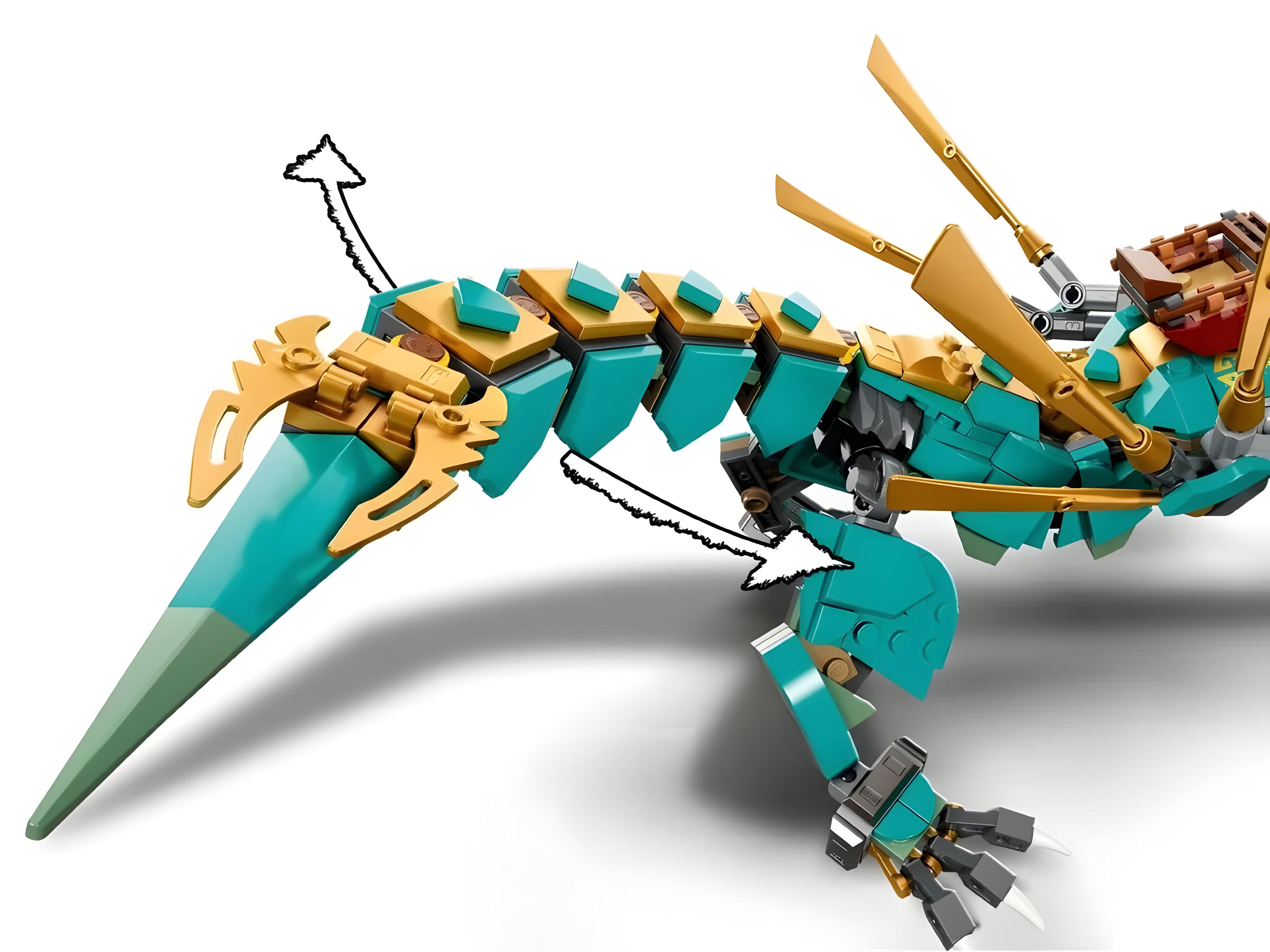 Конструктор детский Ninjago Дракон из джуглов 530 дет. (60038) - фото 6 Конструктор детский Ninjago Дракон из джуглов 530 дет. (60038) - фото 6