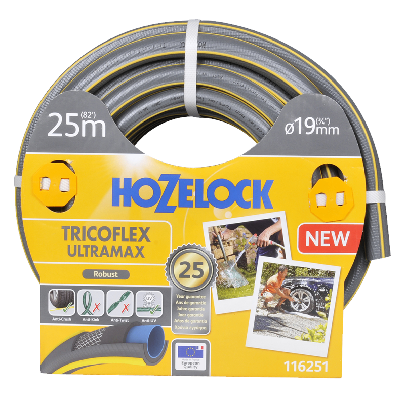 Шланг для полива Hozelock Tricoflex Ultraflex 3/4" 25 м (KMDR-7058)