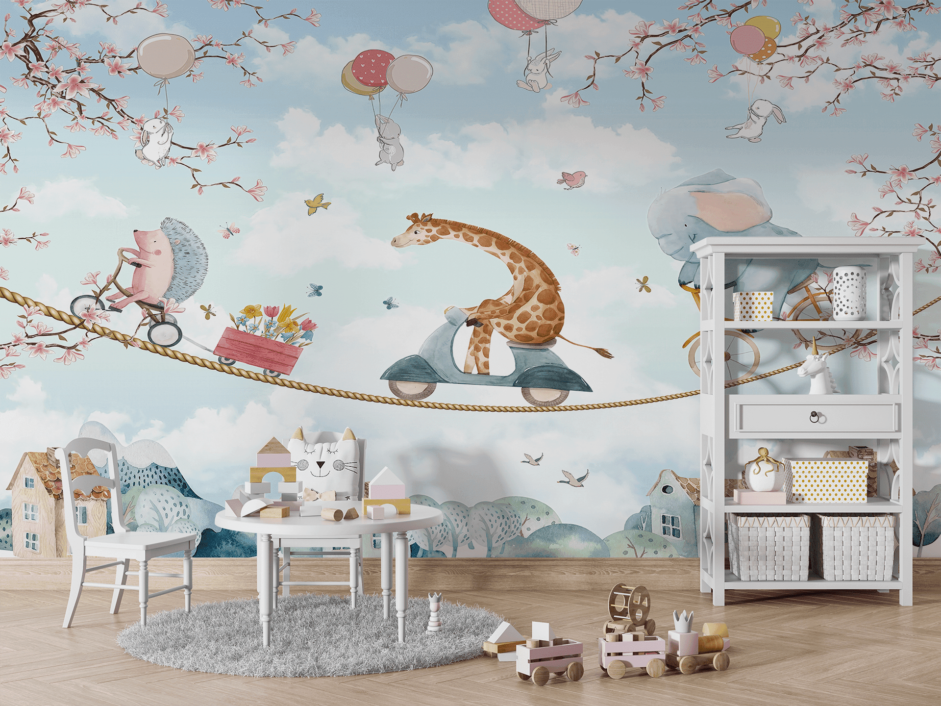 Фотообои флизелиновые Styleo Print-walls Сказочные звери 0165 300х200 см (Pw-0165)