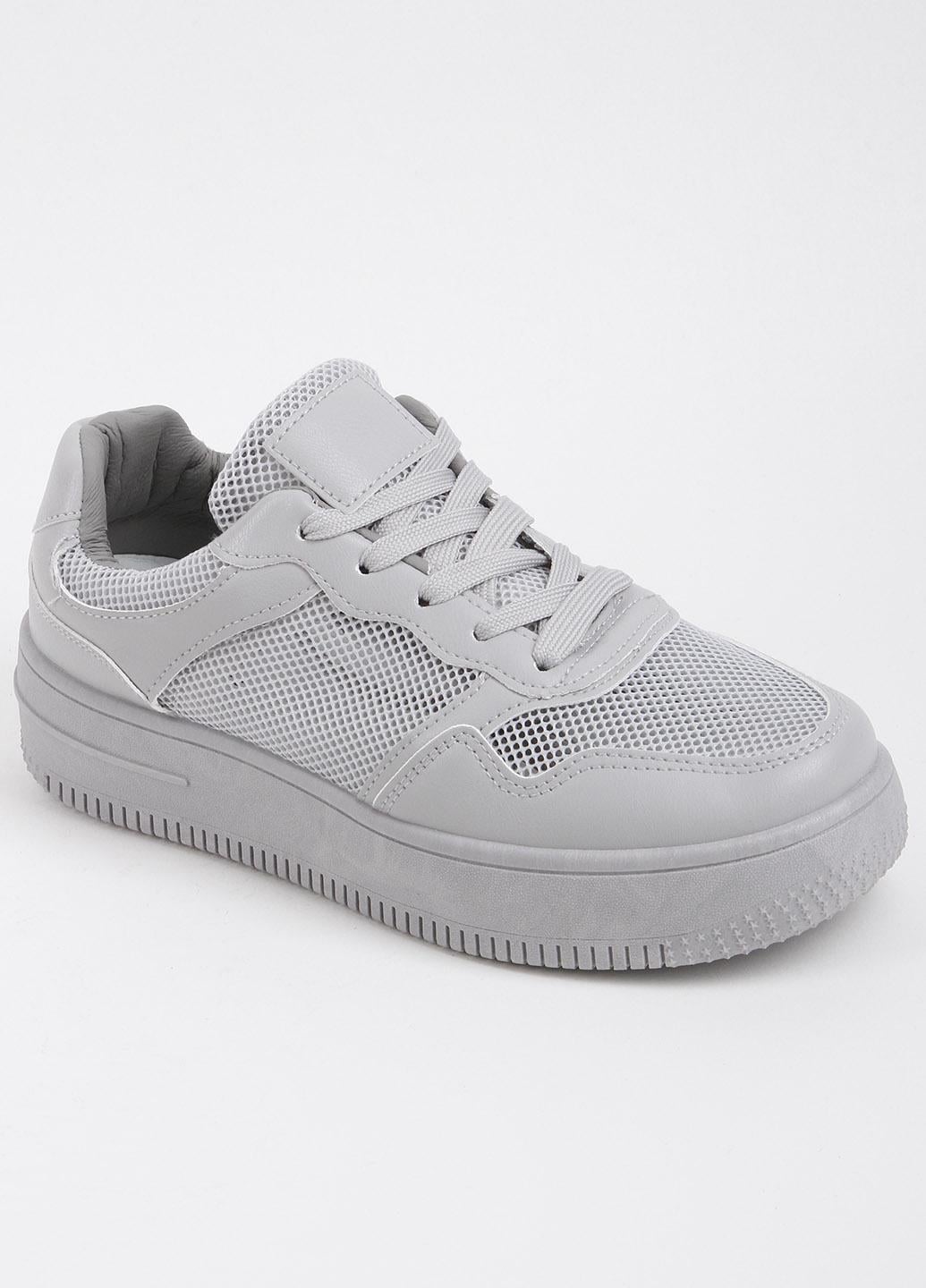 Кеды женские Fashion KJ12-5 339459 р. 38 Серый (339459_38)