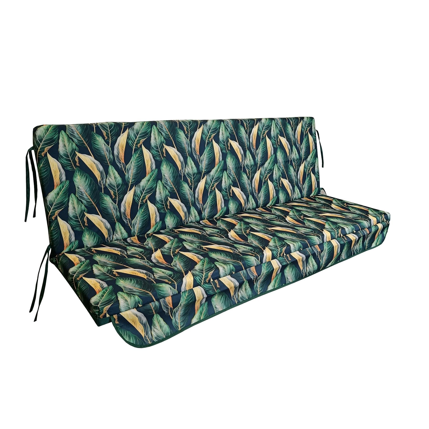Чехол матраса для качелей водоотталкивающий eGarden MIDNIGHT BOTANICA 170x110x6 см (6219)