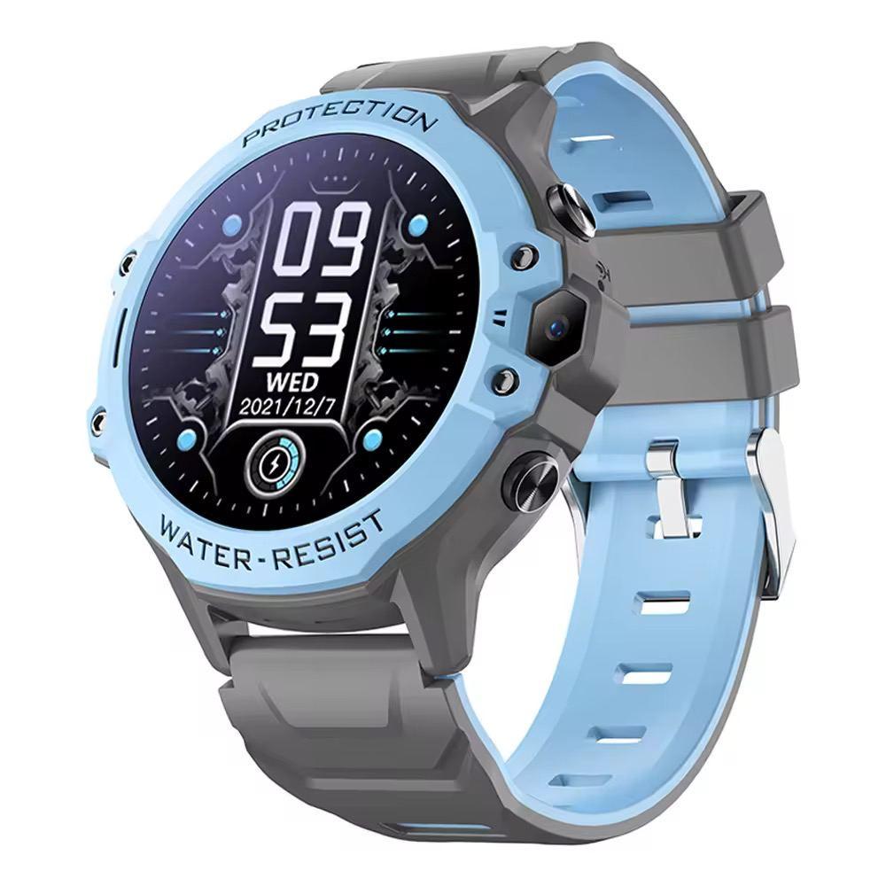 Смарт-часы детские K55 4G с SIM-картой GPS Синий (26389508)