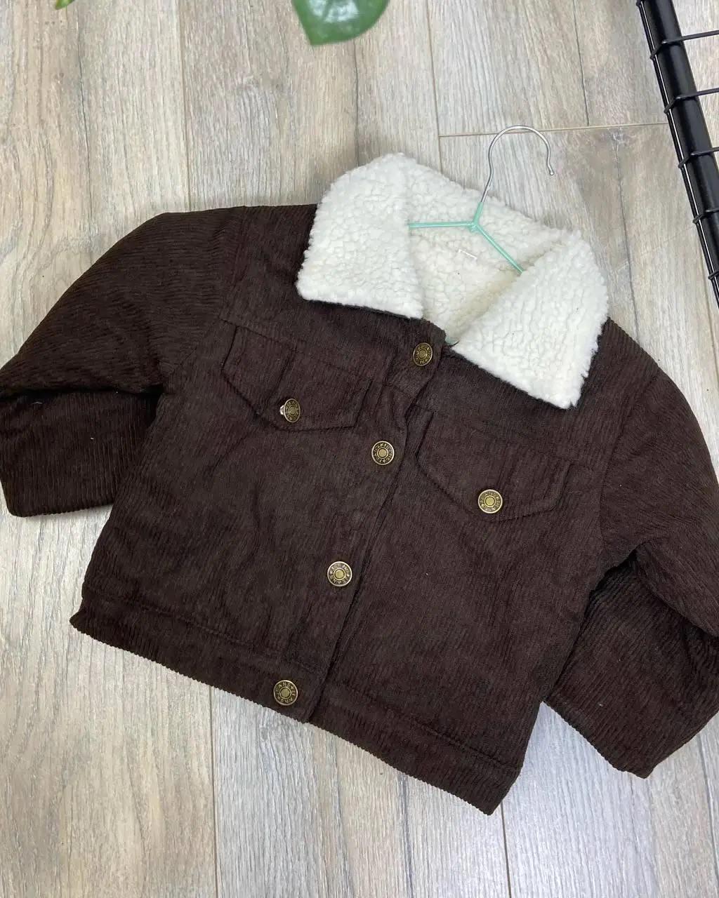 Куртка детская 19 73 см Коричневый (31922964)