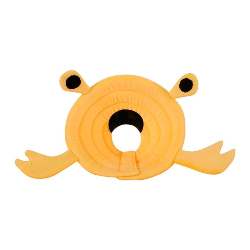 Ветеринарный воротник-подушка для котов Lesko DT-613 Crab послеоперационный/защитный L Yellow (31457588)