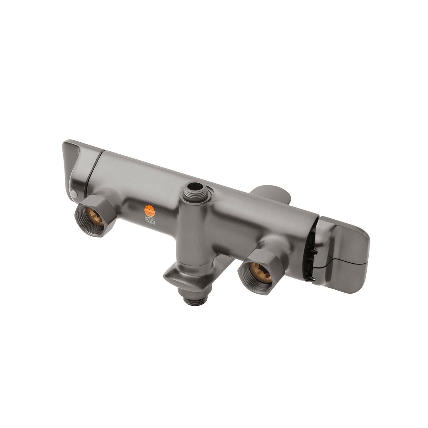 Душевая система со смесителем Kroner Makon CV033859 Графитовый (239643) - фото 4