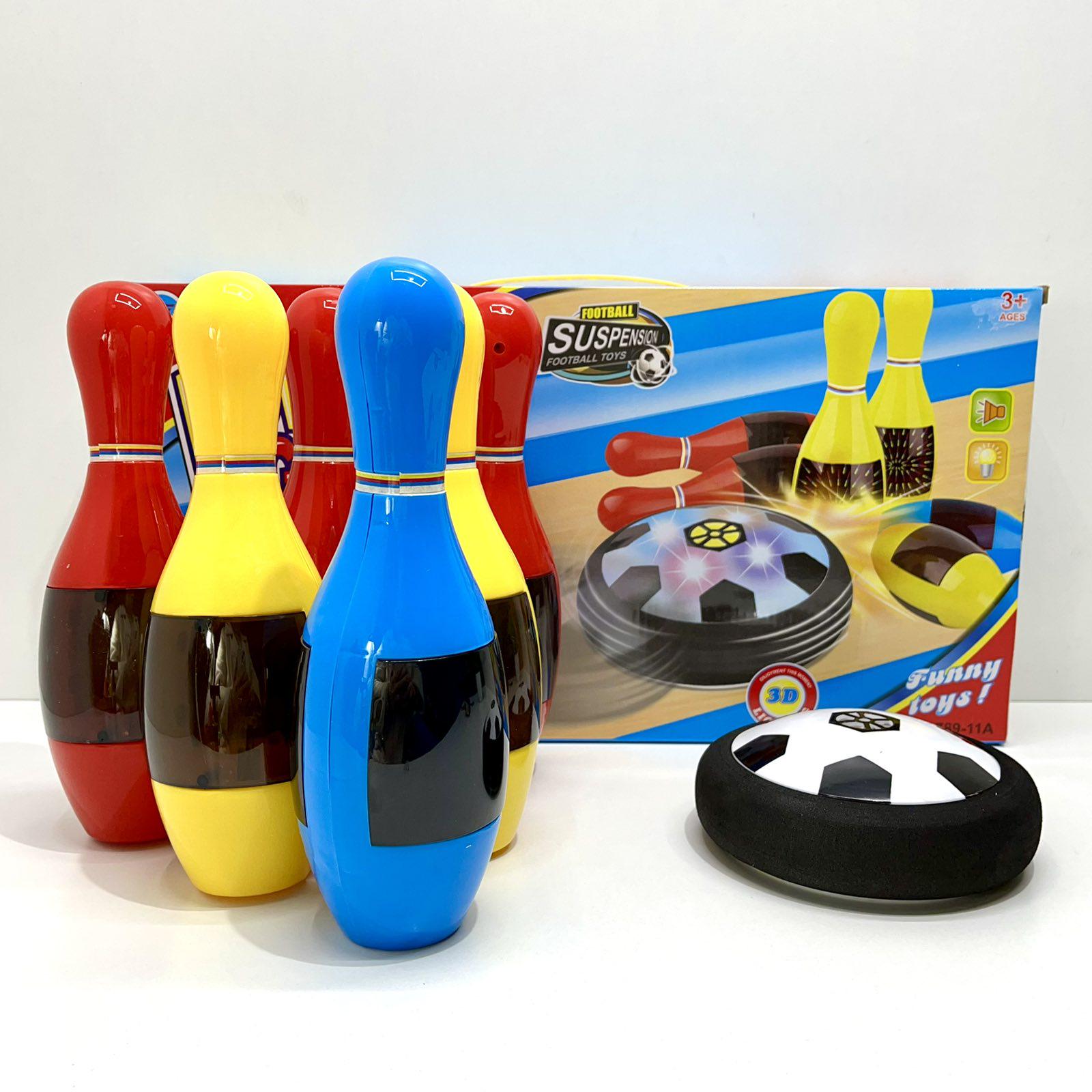Детский набор для боулинга кегли 6 шт. и аэромяч звук/свет (MR 1378) - фото 7