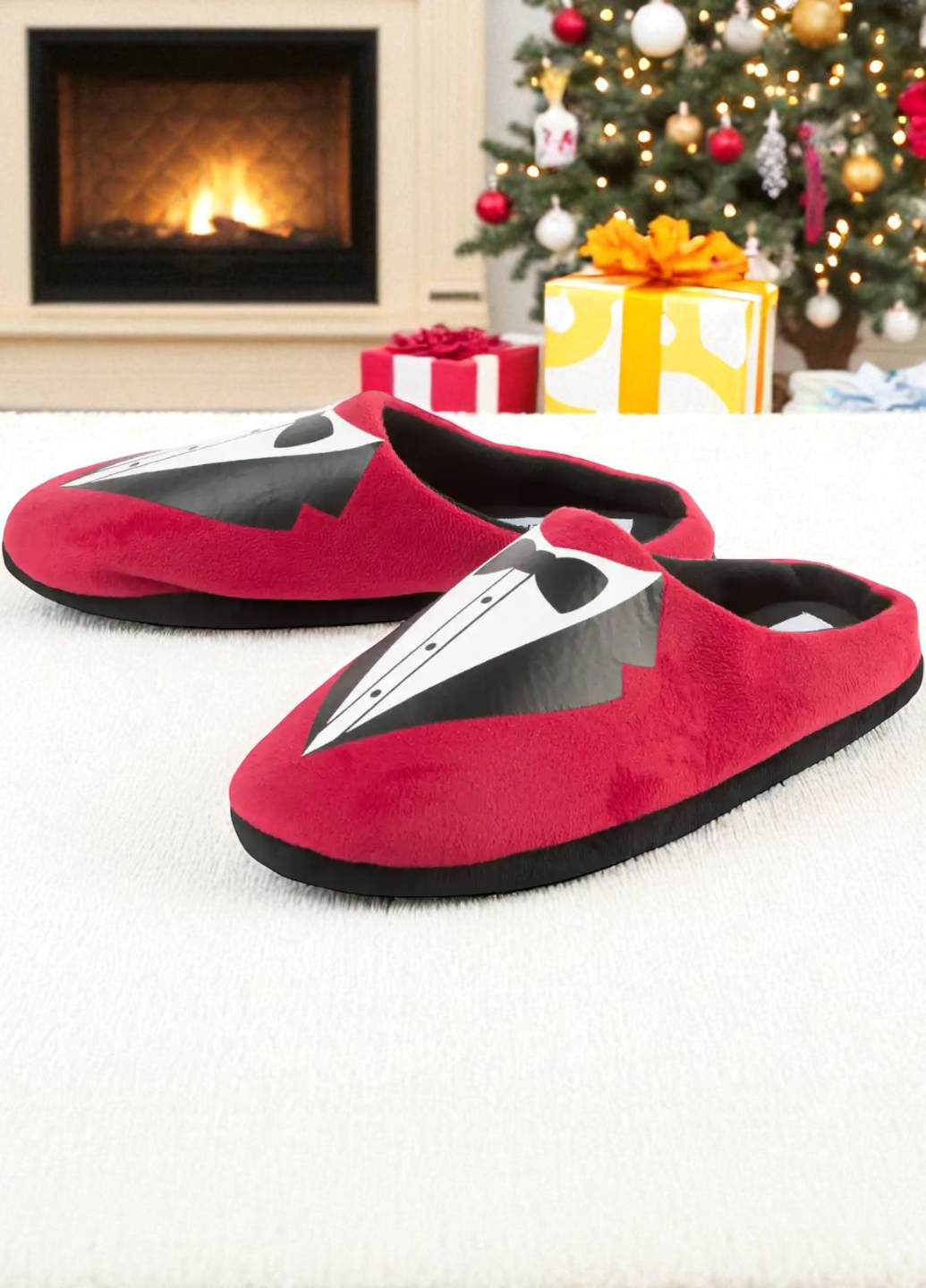 Домашние тапочки мужские TOWNLAND Смокинг р. 42/43 Красный (7878) - фото 2