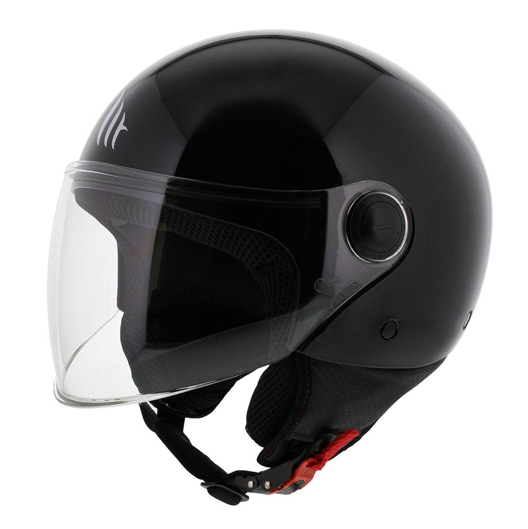 Мотошлем MT HELMETS STREET Solid L Gloss Black (23308)