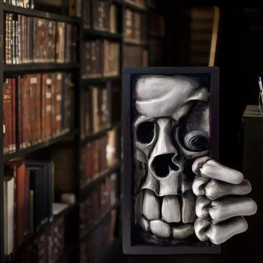 Підставка для книг Monster Bookend Scull Череп (112) - фото 6