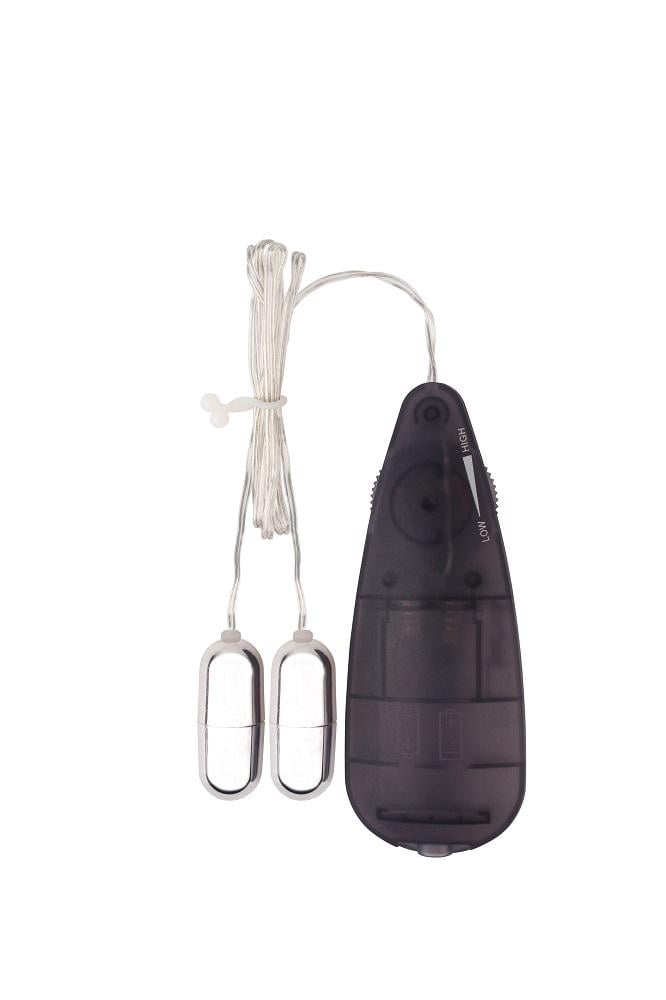 Вибропули Chisa Hi-Basic Double Play Bullets Vibrator с пультом управления Серебристый (08553 / CN-131508553) Вибропули Chisa Hi-Basic Double Play Bullets Vibrator с пультом управления Серебристый (08553 / CN-131508553)